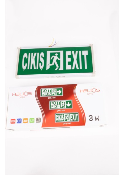 3W Çıkış-Exit LED Armatür (Exit) Hs 4602 fırsatları