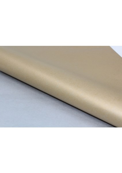 Çift Taraflı Çiçek Ambalaj Kağıdı 20 Adet Altın Gümüş Mat Opp 60 x 60 cm