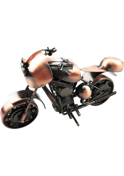 El Yapımı Demir Motosiklet Modeli Masaüstü Süsleri (Yurt Dışından)