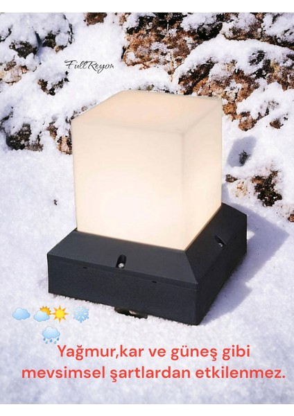 Simple Bahçe Armatürü, Soft Bahçe Duvar Apliği, Modern Dış Mekan Armatür, Teras, Kamelya Armatürü