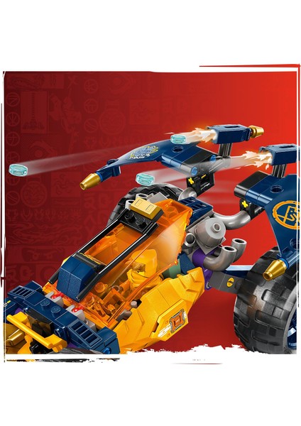 NINJAGO® Arin’in Ninja Arazi Buggy Arabası 71811 - 7 Yaş ve Üzeri Çocuklar için 3 Ninja Minifigürü İçeren Yaratıcı Oyuncak Yapım Seti (267 Parça)