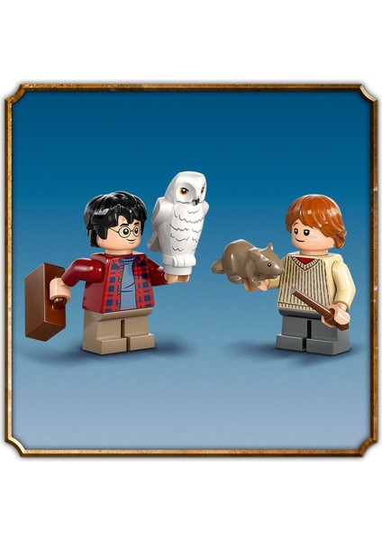 Harry Potter# Uçan Ford Anglia# 76424 - 7 Yaş ve Üzeri Harry Potter Hayranları Için Harry Potter ve Ron Weasley# Minifigürü Içeren Koleksiyonluk Yaratıcı Oyuncak Yapım Seti (165 Parça)