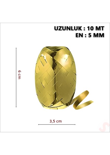 Rafya, 5 mm x 10 mt - Metalik Altın fiyatları