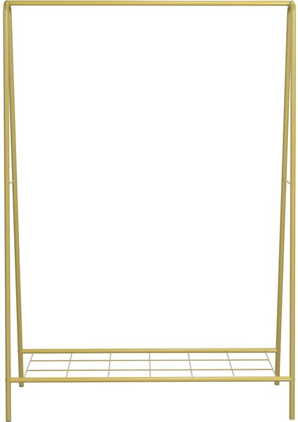 Oval Telli Gold Butik Elbise Askılığı Konfeksiyon Askılık