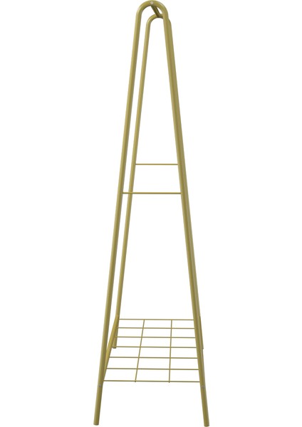 Oval Telli Gold Butik Elbise Askılığı Konfeksiyon Askılık