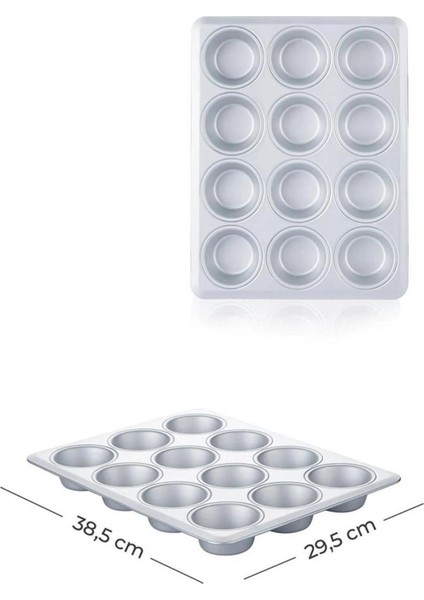 Mate Dikdörtgen Muffin Kek Kalıbı - 38.5 cm modelleri