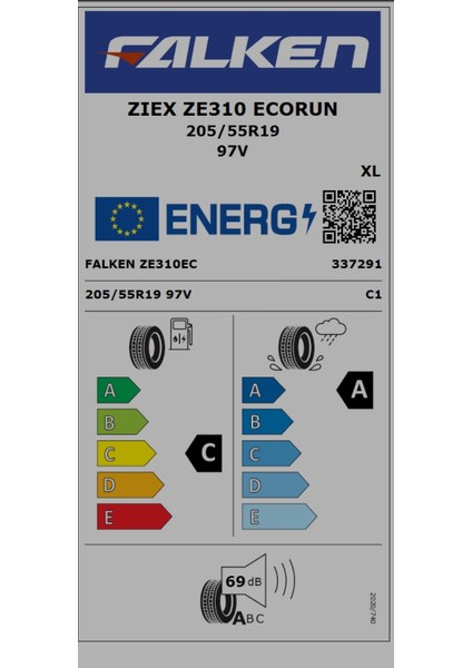 205/55 R19 97V Xl Zıex Ze310 Ecorun Suv Yaz Lastiği ( Üretim Yılı: 2024) fiyatları