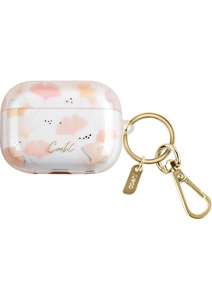 Airpod Pro 2 Uyumlu Kılıf Çayır Çiçeği Desenli Coehl Meadow Kapak Pembe