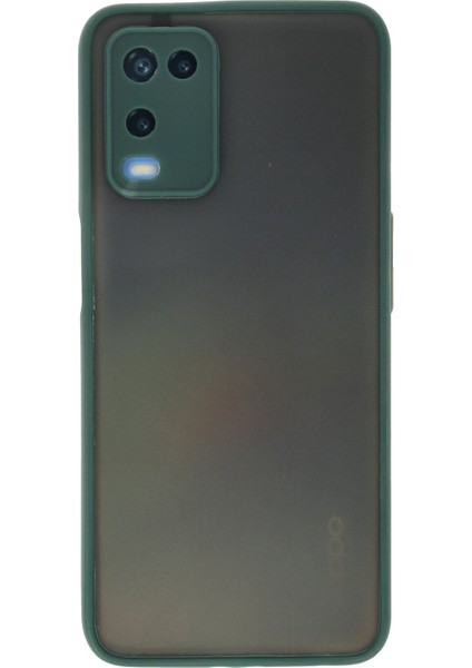 Oppo A54 4g Kılıf Montreal Silikon Kapak - Yeşil