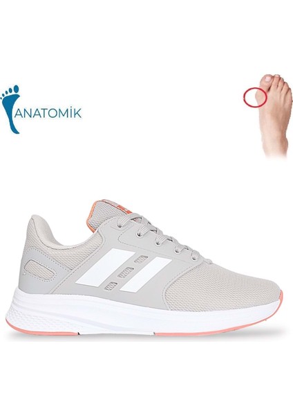 1815-29964-29779 Anatomik Tabanlı Unisex Sneakers Ayakkabı - Nkt01815-Grı Beyaz-40