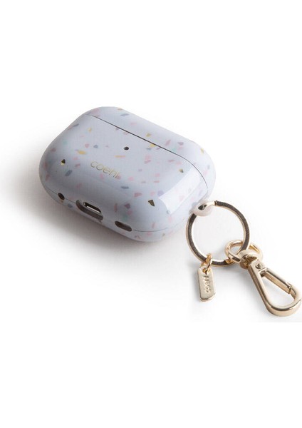 Airpod Pro 2 Uyumlu Kılıf Mozaik Desenli Coehl Terrazzo Kapak Gri fiyatları