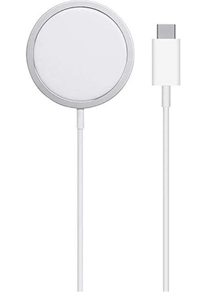15W Usb-C Hızlı Manyetik Şarj Kablosu Beyaz Mg-20