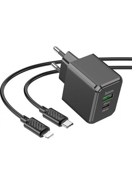 Hc Qc3.0 20W Type-C To iPhone Şarj Başlık ve Şarj Kablo Iphone 11 12 13 14 Pro Max Şarj Seti