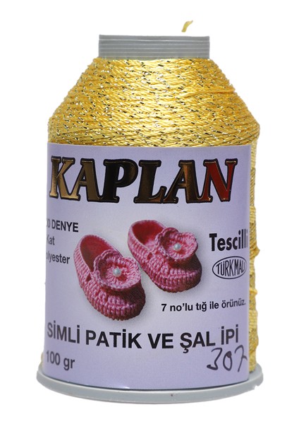 Simli Patik ve Şal Ipi 9 Kat 100 Gr. | 307