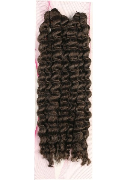Trend Nice Bulk Afro Su Dalgası Saç - Kumral