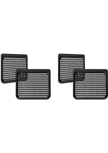 4pcs Pişirme Tepsisinin Değiştirilmesi, 10 Qt Örgü Pişirme Rafı Hava Fritöz Aksesuarları, Hava Fritöz Fırını, Bulaşık Makinesinde Yıkanabilir (10 Qt) (Yurt Dışından)