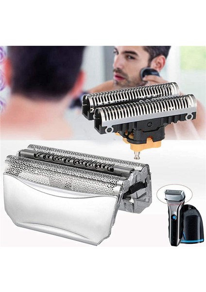 2x 51S - Braun Series 5 51S Tıraş Makinesi Için Yedek Tıraş Başlığı, Gümüş (Yurt Dışından)