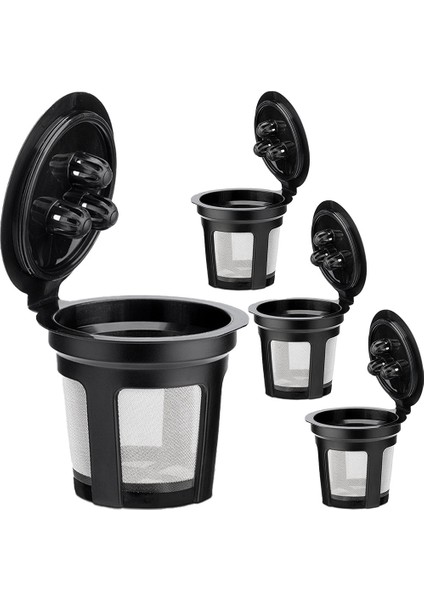 Reusable Three-Hole Coffee Capsule Filter Accessories For Ninja CFP301 CFP201 CFP307 Dual Brew Pro (Yurt Dışından)