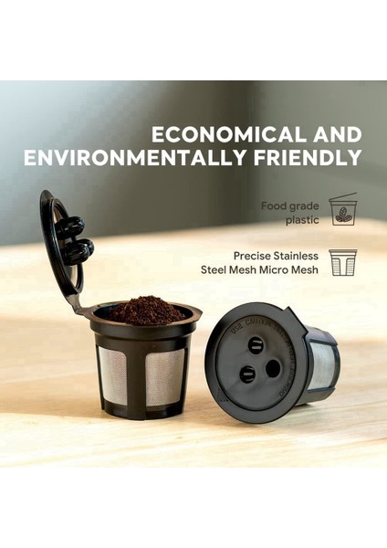 Reusable Three-Hole Coffee Capsule Filter Accessories For Ninja CFP301 CFP201 CFP307 Dual Brew Pro (Yurt Dışından)