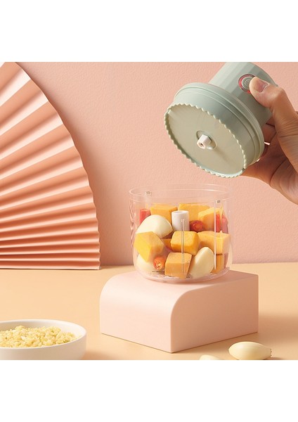 Elektrikli Sarımsak Çırpıcı Kablosuz Pişirme Makinesi Sarımsak Çektirme Ev Sarımsak Biber Blender 250 ml Pembe (Yurt Dışından) modelleri