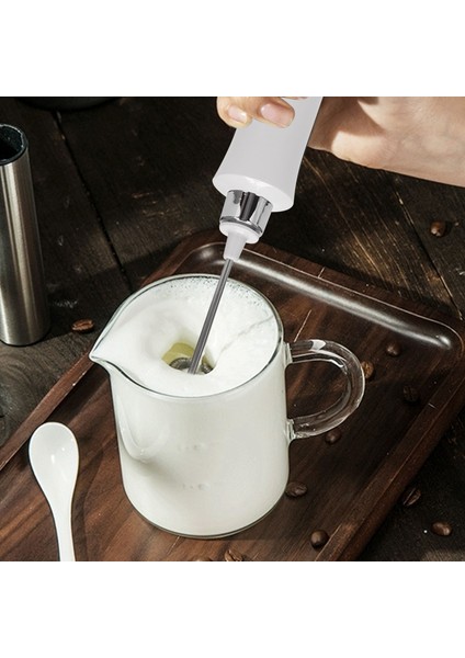 USB Elektrikli Süt Köpürtücü 3 Hız Cappuccino Kahve Köpürtücü 3 Çırpma El Yumurta Çırpıcı Sıcak Çikolata Latte Içecek (Yurt Dışından)