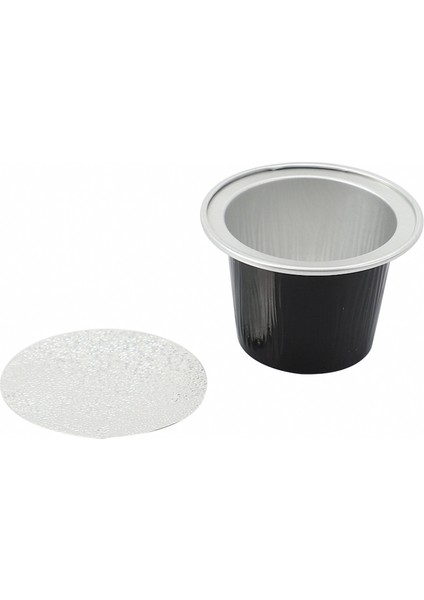 250SETS Refillable Coffee Capsules Cup Disposable Coffee Capsules Packaging Cafe Supplies For Black (Yurt Dışından)