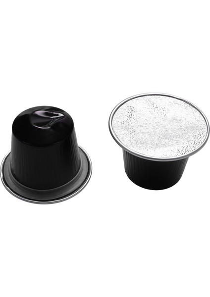 100 Sets Refillable Coffee Capsule Cup Disposable Pod For Automatic Coffee Machine Food Package Cafe Supplies (Yurt Dışından)