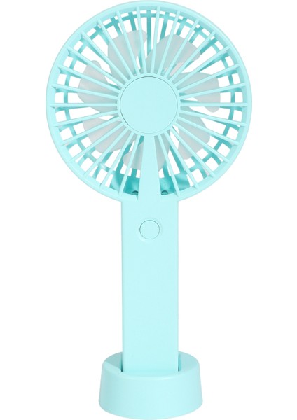 El Kişisel Fan USB Taşınabilir Masaüstü Mini Fan Mini Soğutucu LED Işık ile Seyahat Açık Ev Ofis Sessiz Masa Fanları-Mavi (Yurt Dışından) fırsatları