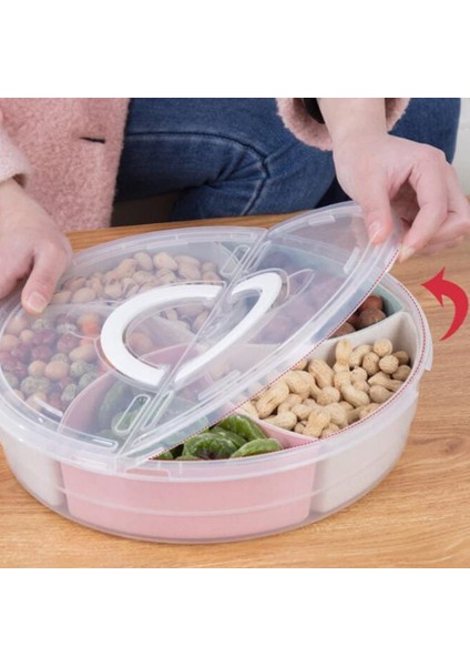 Şeker ve Kuruyemiş Servis Kabı, Kapaklı Meze Tepsisi,çok Bölmeli Kuruyemiş ve Kapaklı Şeker Snack Servis Tepsisi (Yurt Dışından) modelleri