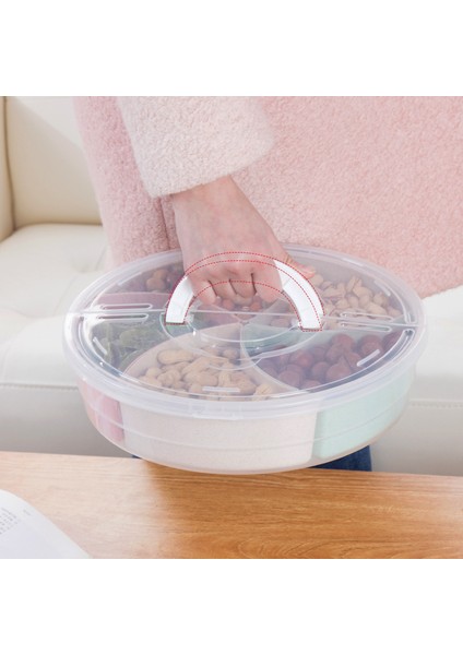 Şeker ve Kuruyemiş Servis Kabı, Kapaklı Meze Tepsisi,çok Bölmeli Kuruyemiş ve Kapaklı Şeker Snack Servis Tepsisi (Yurt Dışından) fırsatları