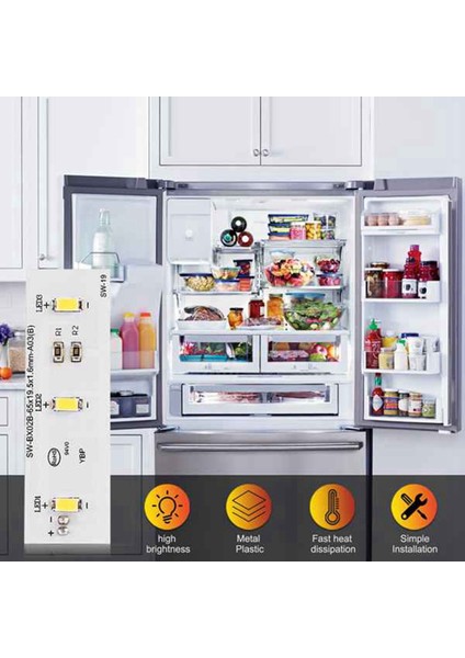 2pcs SW-BX02B Buzdolabı Yedek LED Işık Kartı ZBE2350HCA Işık Çubuğu SW-BX02B (Yurt Dışından) fırsatları