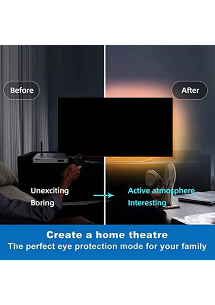 Renk Değiştiren Müzik Senkronizasyonlu LED Işık Rgb Işıklar 44 Kızılötesi Uzaktan Kumanda Ev Partisi Için LED Işıklar 5 M (Yurt Dışından) fiyatları