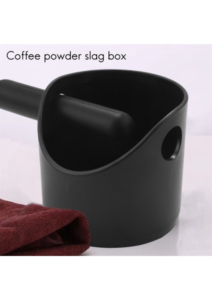 Coffee Grind Knock Box And Espresso Dump Bin (Black) (Yurt Dışından)
