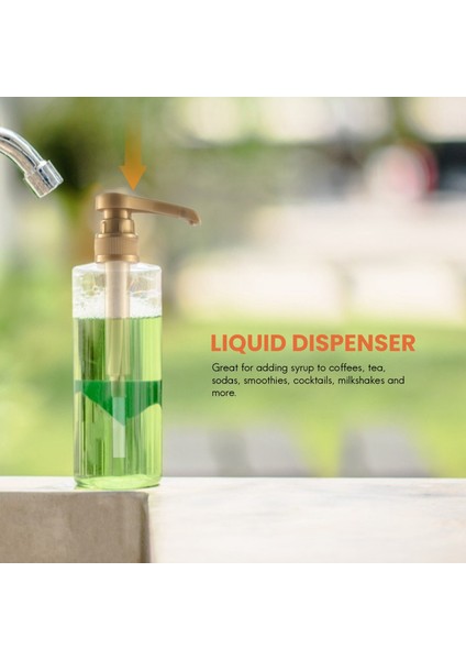 2 Pcs Coffee Milk Tea Dispenser Syrup Pump Black Liquid Dispenser For Syrup Juice Bottle Dispenser Pump (Yurt Dışından)