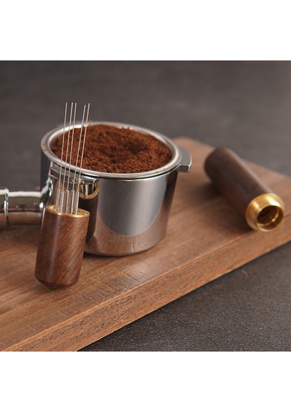 Coffee Tamper Stainless Steel Needles Espresso Powder Stirrer Distributor Leveler Wdt Tools Cafe Stirring Accessories A (Yurt Dışından)