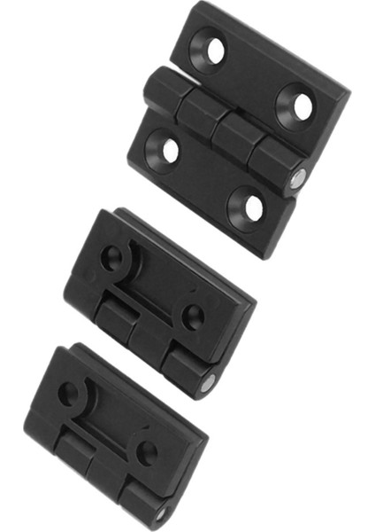 30 x Siyah Alüminyum Mobilya Dolabı Kapı Menteşesi 50MM x 50MM (Yurt Dışından)