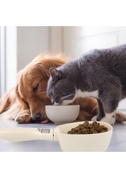 2x Pet Gıda Ölçme Kepçe Köpek Maması Ölçme Kabı, Ölçek Kaşık Ayrılabilir Bardak Besleme Kaseleri Evcil Hayvan Gıdasını Ölçmek Için (Yurt Dışından)