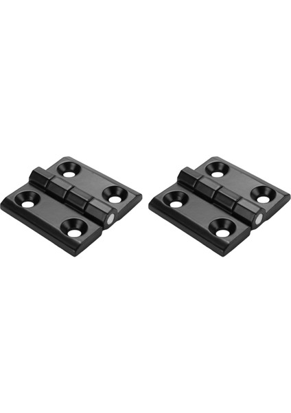60X Siyah Alüminyum Mobilya Dolabı Kapı Menteşesi 50MM x 50MM (Yurt Dışından)