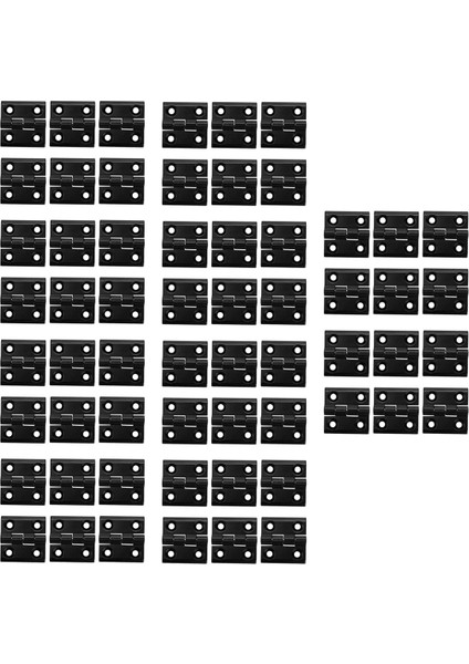 60X Siyah Alüminyum Mobilya Dolabı Kapı Menteşesi 50MM x 50MM (Yurt Dışından) fiyatları