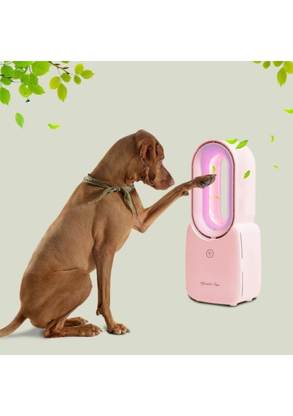 Bladeless Fan, Masa Fanı Hava Soğutucu Küçük Masa Fanı Şarj Edilebilir USB Kişisel Fan, Ofis Yatak Odası Için Pembe (Yurt Dışından) modelleri