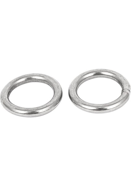 20MM x 3mm Paslanmaz Çelik Dokuma Çemberleme Kaynaklı O Ringler 10 Adet (Yurt Dışından)