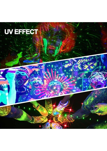 Uzaktan USB Sahne Aydınlatma Efekti 60 Desen Rgb Uv LED 8 Delikli Lazer Projektör, Otomatik Ses Kontrollü (Usb Fişi) (Yurt Dışından)