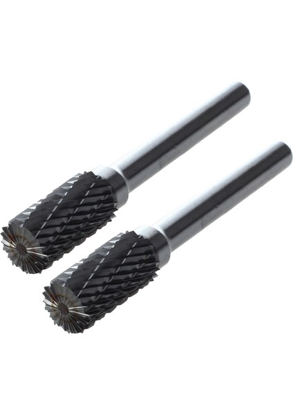 2 Adet 10MM Kafa Çapı Silindirik Tungsten Karbür Döner Çapak (Yurt Dışından)