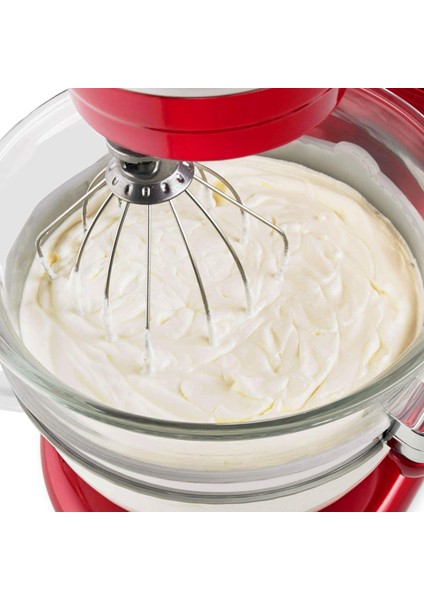 KN256WW Kitchenaid 5-6 Quart Bowl-Lift Stand Mikser Aksesuarı Değiştirme Için 6 Telli Kırbaç Ataşmanı, Yumurta Krema Karıştırıcı (Yurt Dışından)
