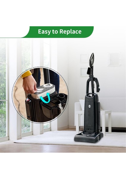 8 Adet Vakum Yedek Toz Torbaları Riccar R25 Serisi R25S, R25D, R25P Dik Vakum Temizleyici Filtre, Parça R25HC-6 (Yurt Dışından) modelleri
