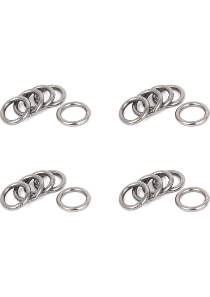 20MM x 3mm Paslanmaz Çelik Dokuma Çemberleme Kaynaklı O Ringler 20 Adet (Yurt Dışından)