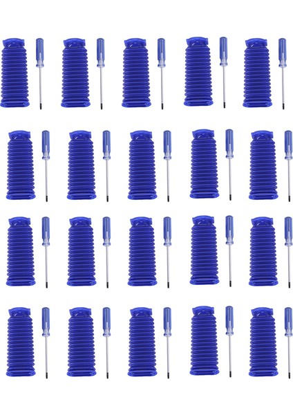 20X Dyson V6 V7 V8 V10 V11 Yumuşak Kadife Rulo Emme Mavi Hortum Ev Temizlik Için Elektrikli Süpürge Aksesuarları (Yurt Dışından)