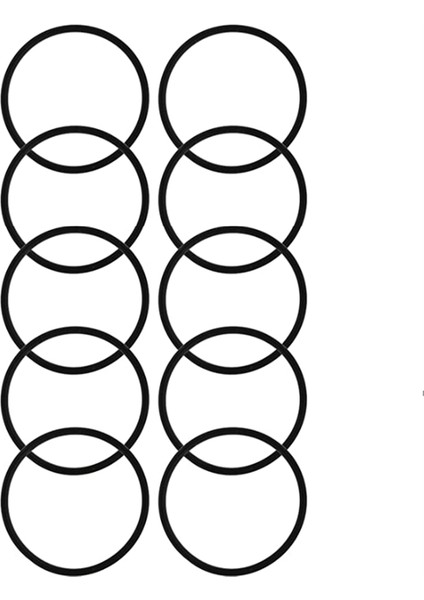 10PCS Replacement Rubber Lid Seals Compatible 16&20OZ Leak-Proof Rubber Seals Lid Gaskets Replacement For Mugs (Yurt Dışından)