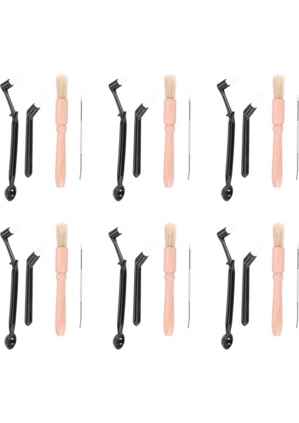 24 Pcs Coffee Machine Cleaning Set Coffee Grinder Brush Coffee Machine Group Head Cleaning Brush (Yurt Dışından)