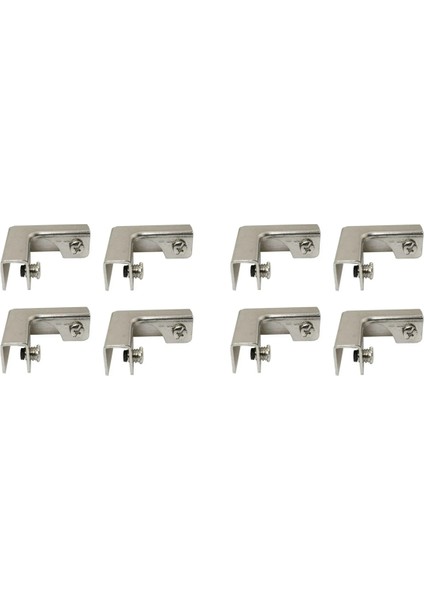 Adet L Tipi Cam Sabitleme Klipsi 2 Yollu Cam Konnektörler 6-10MM Mobilya Donanım Cam Aksesuarları (Yurt Dışından)